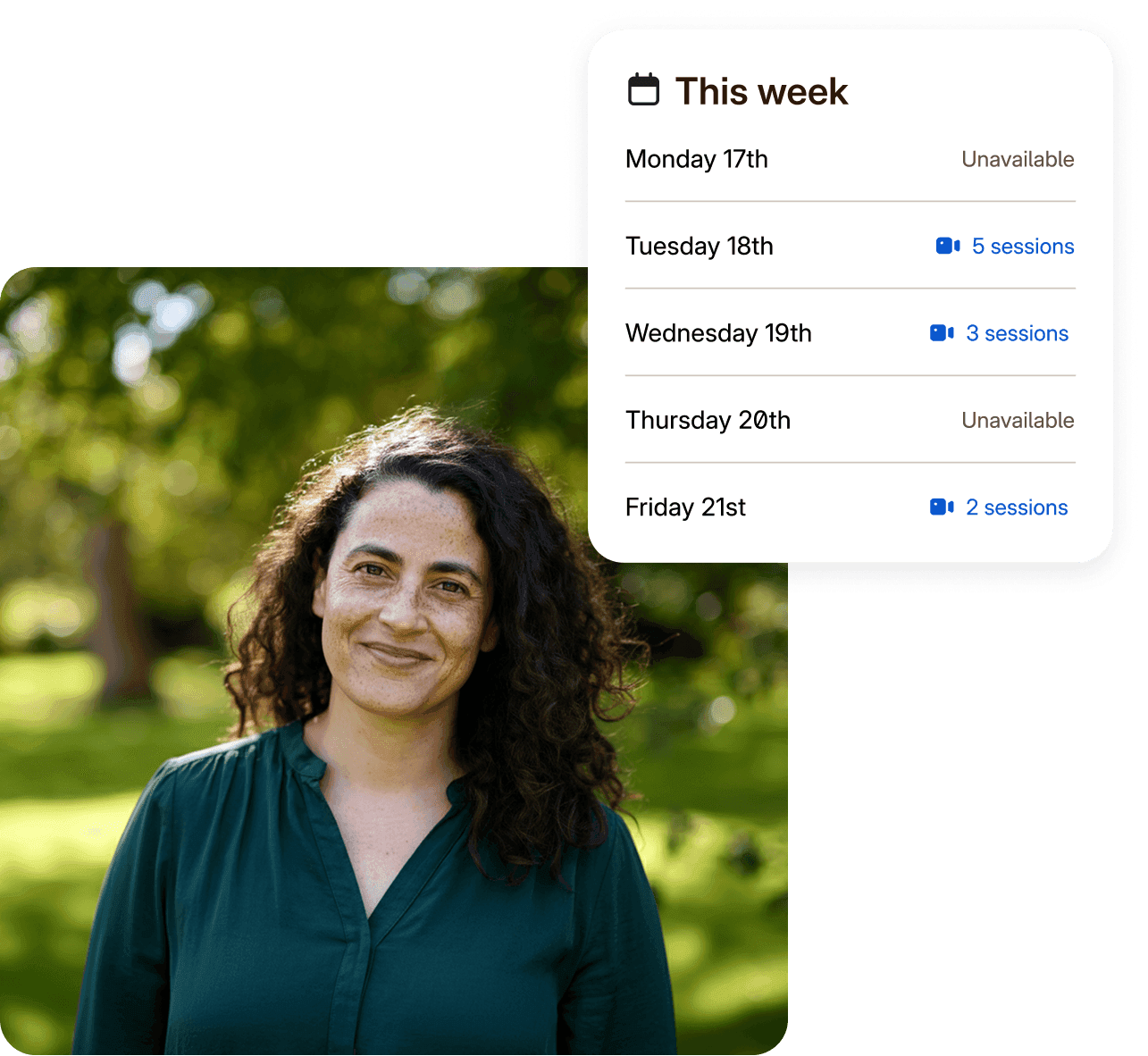 A Practitioner's week, scheduled and handled