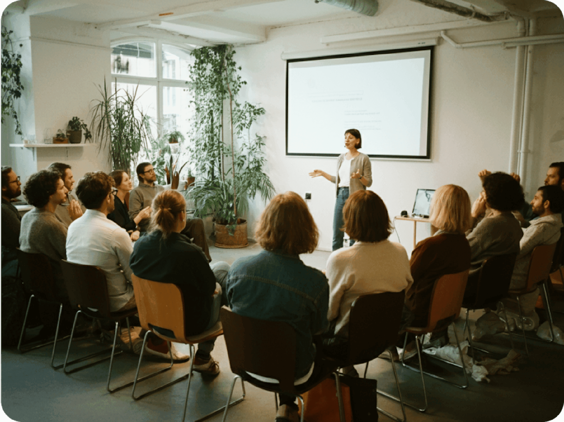 A warm in-person gathering at a Safe Private Heyrafiki Space